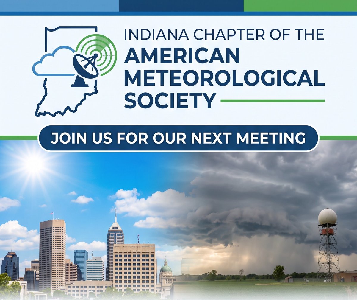 indy_ams's tweet photo. 📅 Indiana AMS meets virtually Mon., July 27, 6:30 PM EDT.  Gordon Cotton will present on Ham Radio &amp; #SkyWarn.  Officer elections will also be held.

Meeting link goes to our e-mail list.  Not a member?  Join:  https://t.co/VqBMr8QsVP

#IndianaAMS #indy_ams #INwx https://t.co/XwxQd9c4Kk