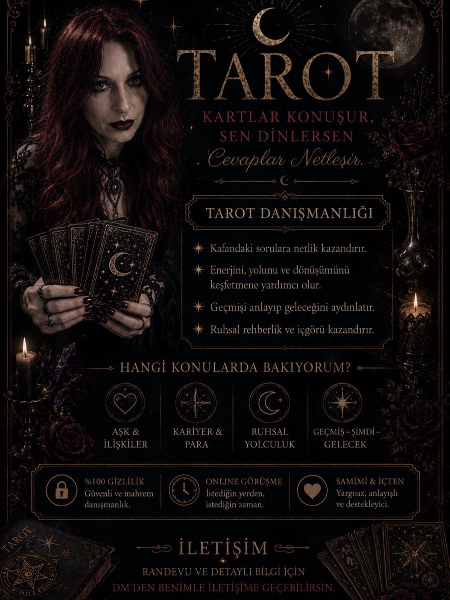 ilkayamiraakgun's tweet photo. Her kart bir sembol, her sembol bir mesaj taşır.
Bazen aradığın cevaplar dışarıda değil, fark etmeyi bekleyen işaretlerdedir. Kartların rehberliğinde yoluna farklı bir pencereden bakmak için bana ulaşabilirsin.
💌 Randevu ve detaylı bilgi için DM.
#tarot #danışmanlık https://t.co/dWKQObsUz8
