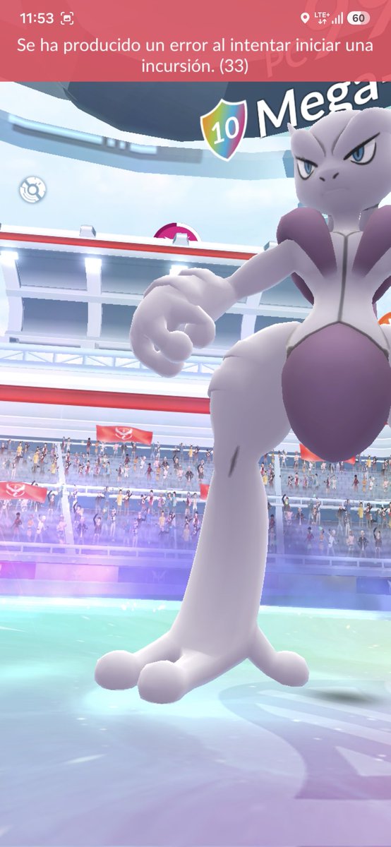 cikanaki's tweet photo. No puedo hacer incursiones...  ¿que sucede?

"Se ha producido un error al intentar iniciar una incursión (33)"

#PokemonGo
#NianticHelp
#NianticSupport https://t.co/IBQMf0Xc1q