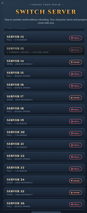 ruffus0's tweet photo. The token price is actually dropping, but the servers remain full and material prices are good, too
Just relax and play https://t.co/BEmFJVRi8u