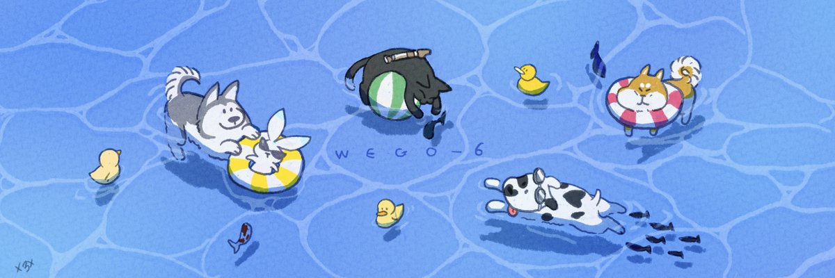 x3xHA's tweet photo. 여름용 헤더🌊

#위고식스 #우연 #시우 #태강 #제로 #쿠우타 #wegosix https://t.co/ZLKlK74Lo9
