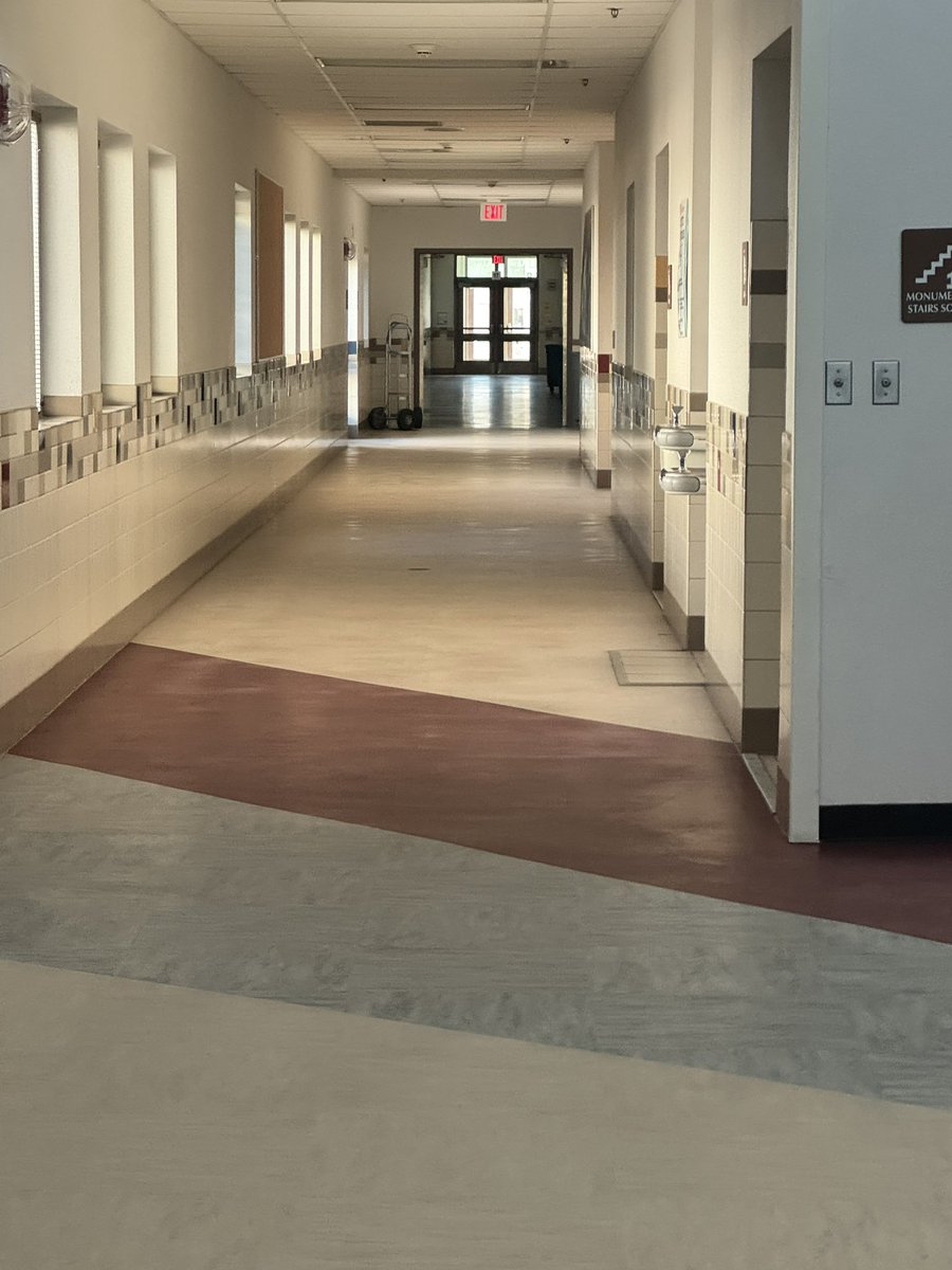 EGarcia_BES's tweet photo. The countdown to a new school year is on! Every clean hallway and prepared classroom reflects our commitment to providing students with a safe, welcoming place to learn and grow. Thank you to our amazing custodial staff led by @orivera_BES  for ensuring we are ready to race toward excellence! 🏁🐺 #RaceToExcellence #TeamSISD