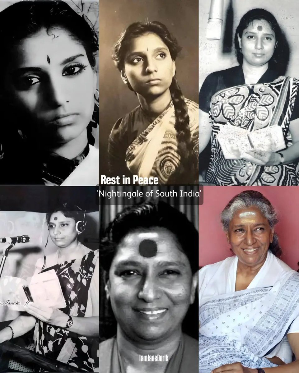 dilson_raj's tweet photo. The Nightingale of South India will sing forever in our hearts!
RIP Janaki Amma ✨

#Janakiamma #sjanaki  #indiansinger https://t.co/aq5KxcdyQ9