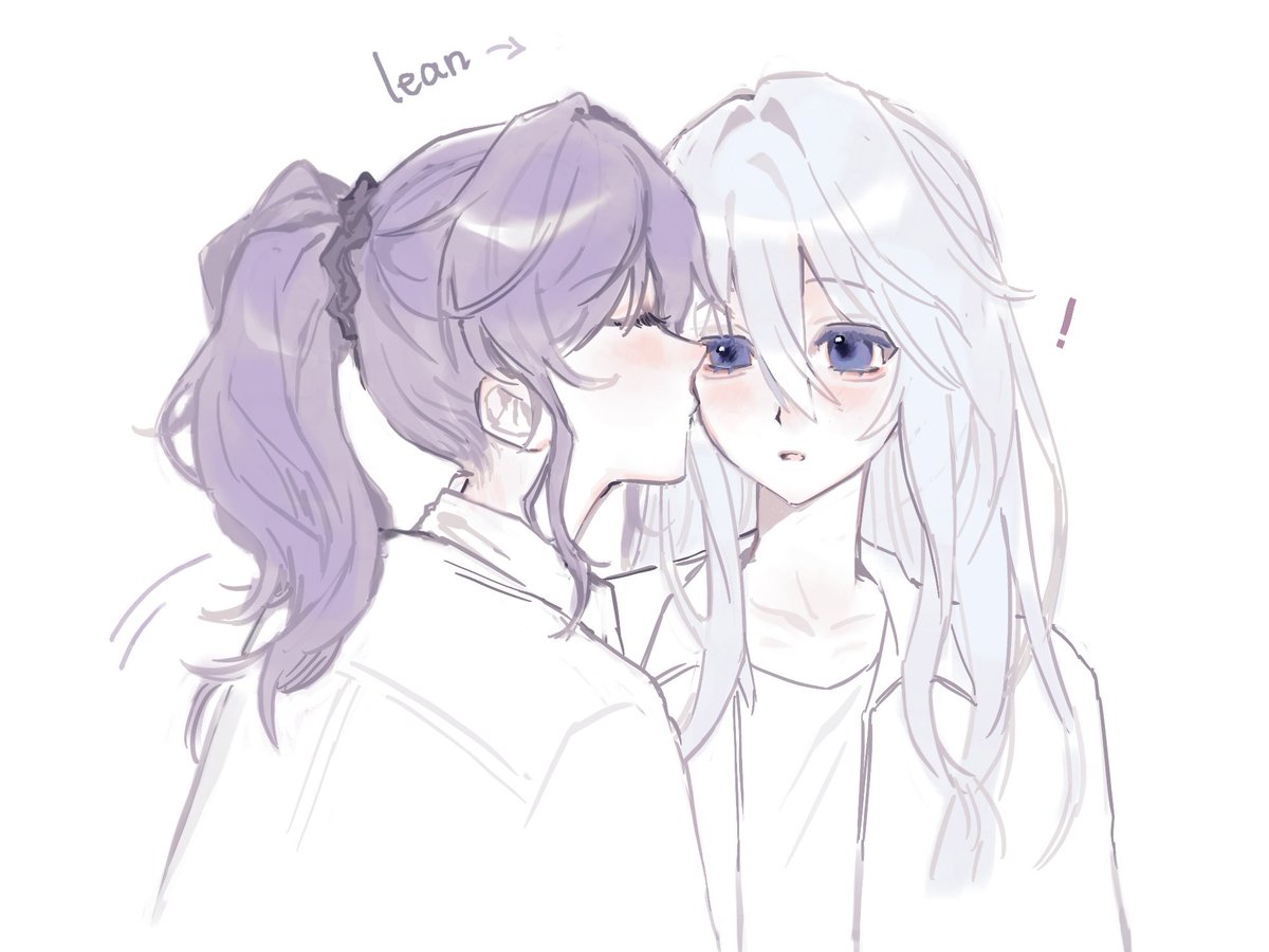m3rixie's tweet photo. surprise kiss! #まふかな https://t.co/N6AAxixnje