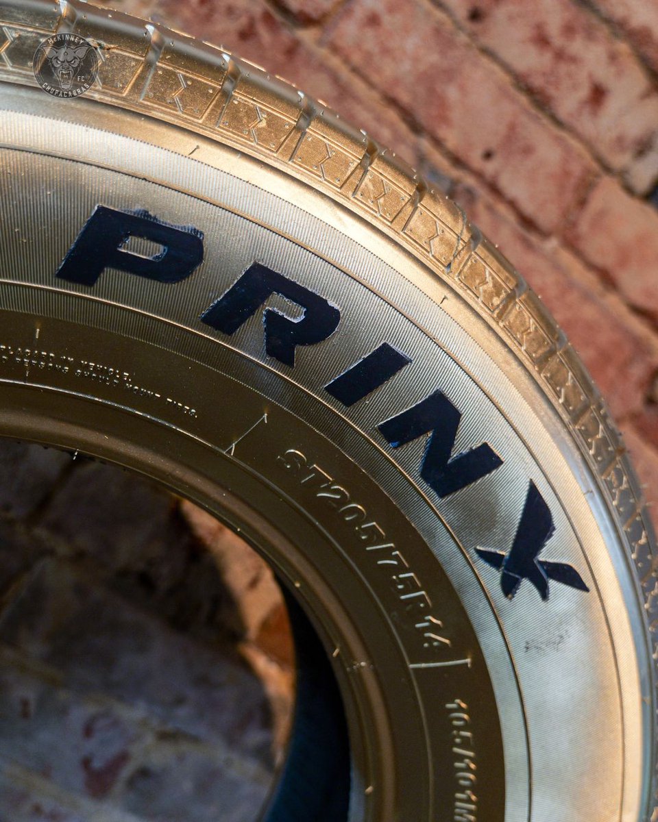McKChupacabras's tweet photo. A closer look at the finer details of the Golden Tire Cup, presented by Prinx Tires. 🛞

Both this trophy and the Ranger Division title are on the line tonight as the Chupacabras face Texoma - kickoff is at 7:30 p.m. at Ron Poe Stadium! 🏟️

#FearThePack https://t.co/agXmvY3tyT