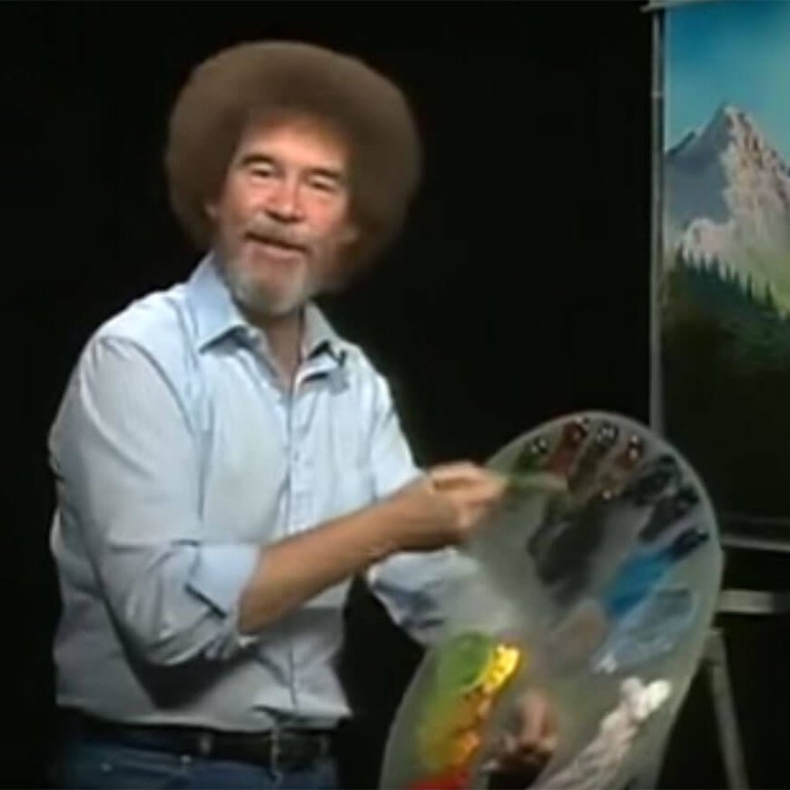 stloas's tweet photo. BOB ROSS' HELLSONA REAL https://t.co/u4oVSJNYCQ
