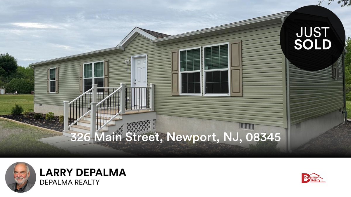 LarryDePalma1's tweet photo. 🛌 3 🛀 2
📍 326 Main Street, Newport, NJ, 08345

My latest sale on RateMyAgent.
New Jersey Broker 7839819
https://t.co/8fW9gEsYf4

...
#ratemyagent #realestate #DEPALMA_REALTY https://t.co/1zm4iuAYbM