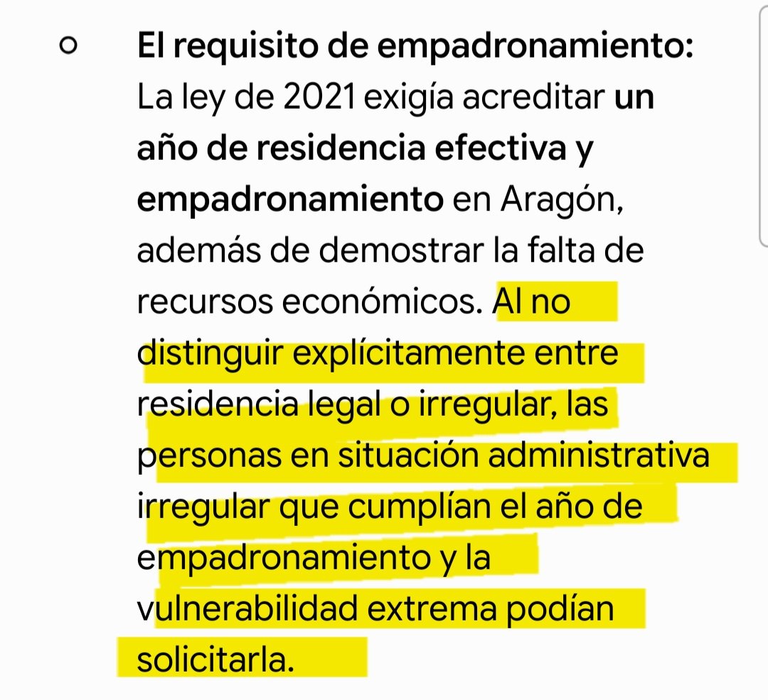 Tiriti_10's tweet photo. @juanangi @MalaMalamente No siempre exige residencia legal. Lee el requisito de empadronamiento de la Ley 3/2021 de Aragón: habla de "residencia efectiva". Al no distinguir explícitamente entre legal o irregular, permitía que personas en situación irregular con 1 año de padrón la solicitaran. https://t.co/tMu1phzCdt