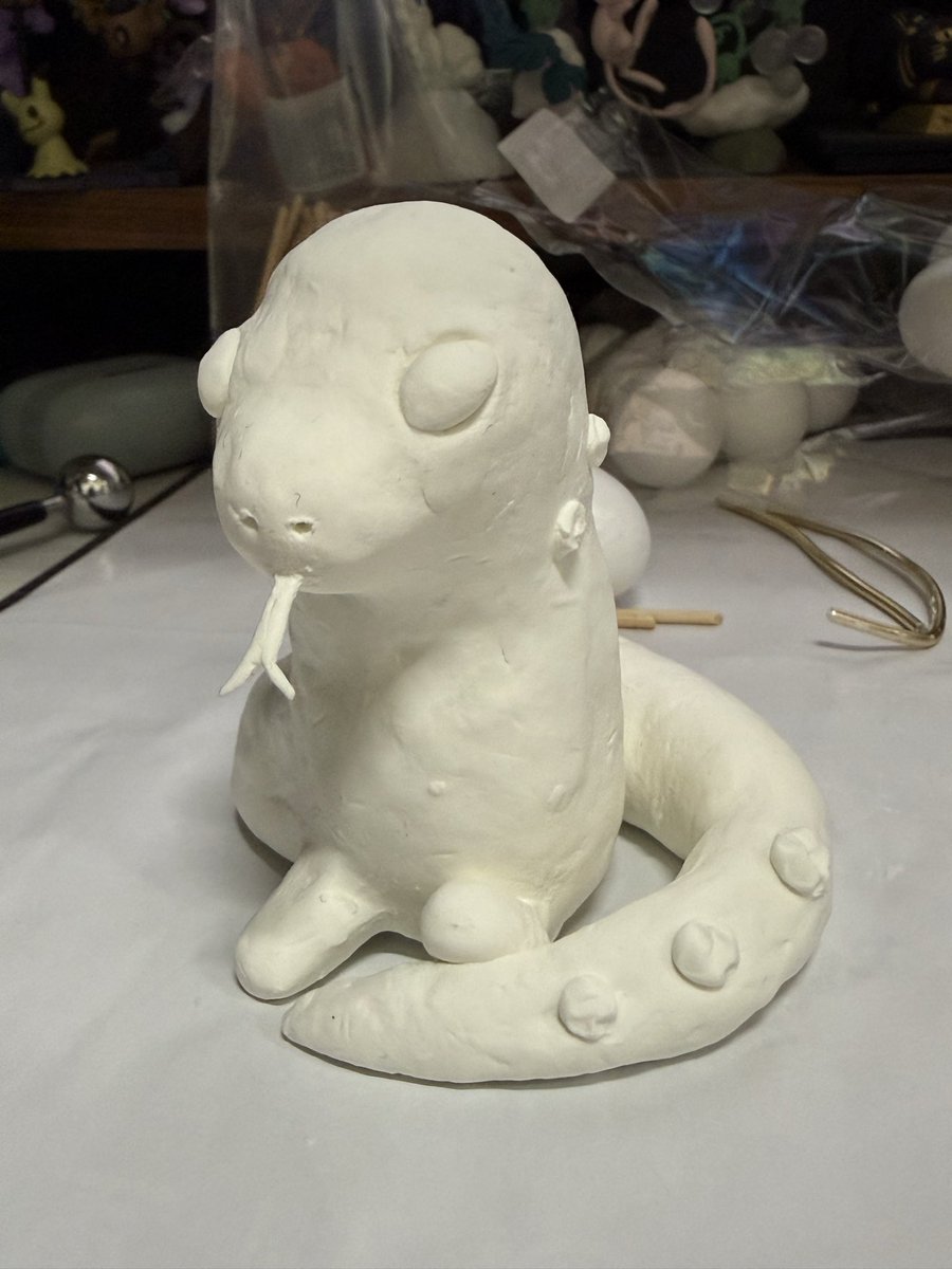 StarLake_2295's tweet photo. 第一次做模型紀錄
#HandmadeCrafts #airdryclay https://t.co/BfEDICZEKE