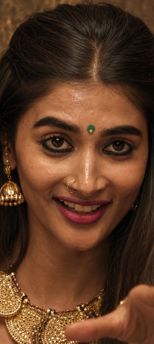 Poojahegde1310's tweet photo. Pooja Hegde's nose ring perfectly complements her graceful and striking nose 🥵🔥 https://t.co/8HGVZgagBj