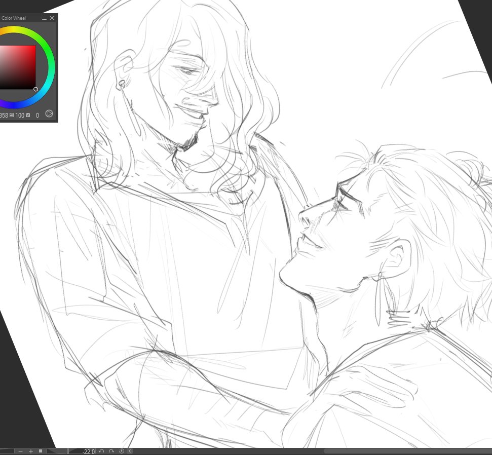 enchannw's tweet photo. old man yaoi zs wip <3 https://t.co/X7Osevg1XS