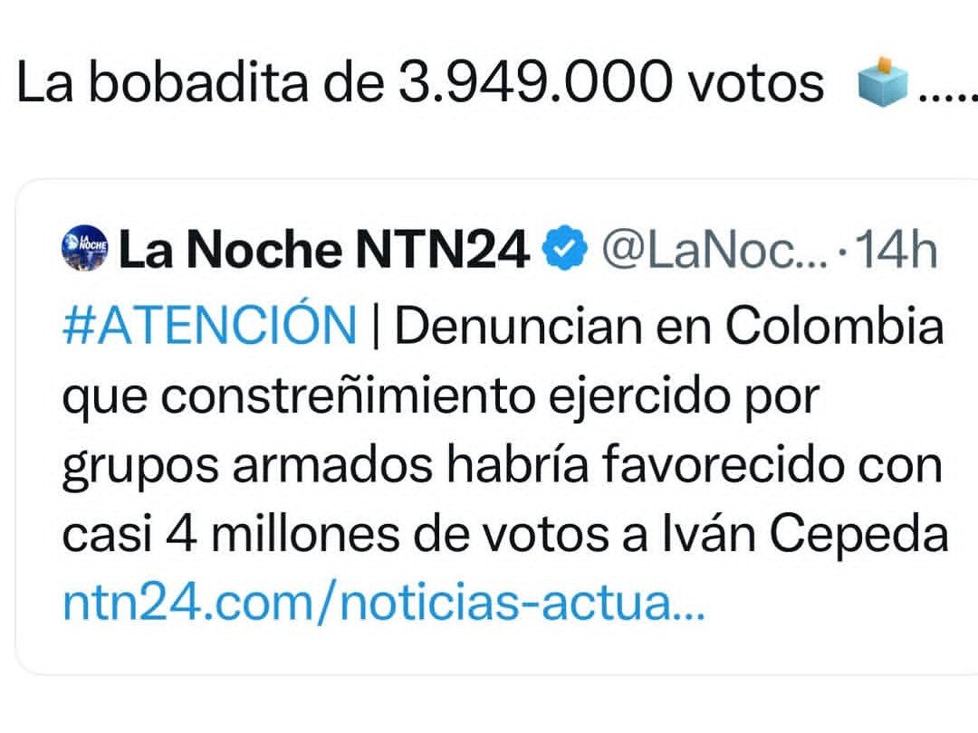 luisfelipinho69's tweet photo. @petrogustavo Ahí está su mitad de Colombia, así cualquiera🤷🤷 https://t.co/cXUx4u1KBP
