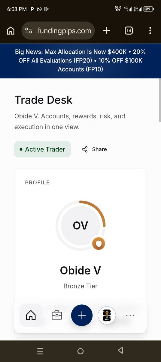OBIDE_VALERIAN's tweet photo. @Khldfx The $1k instant account🙏🙏 I dey active 🙏 I never win fundingpips giveaway before and I dey pray I win this one🙏🙏 https://t.co/BU39vSbxMl