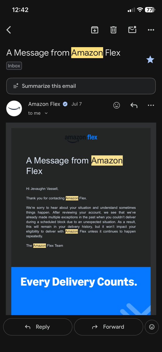 PrinceLDCharley's tweet photo. @AmazonHelp @amazon @amazonnews Tell Amazon deactivated my flex account after 4 years of service for blocks that were overbook &amp; I got paid for but app flag as“order not pick up” which makes no sense if I was override by station employee at time but my account still deactivated. https://t.co/yWjf9zutHE