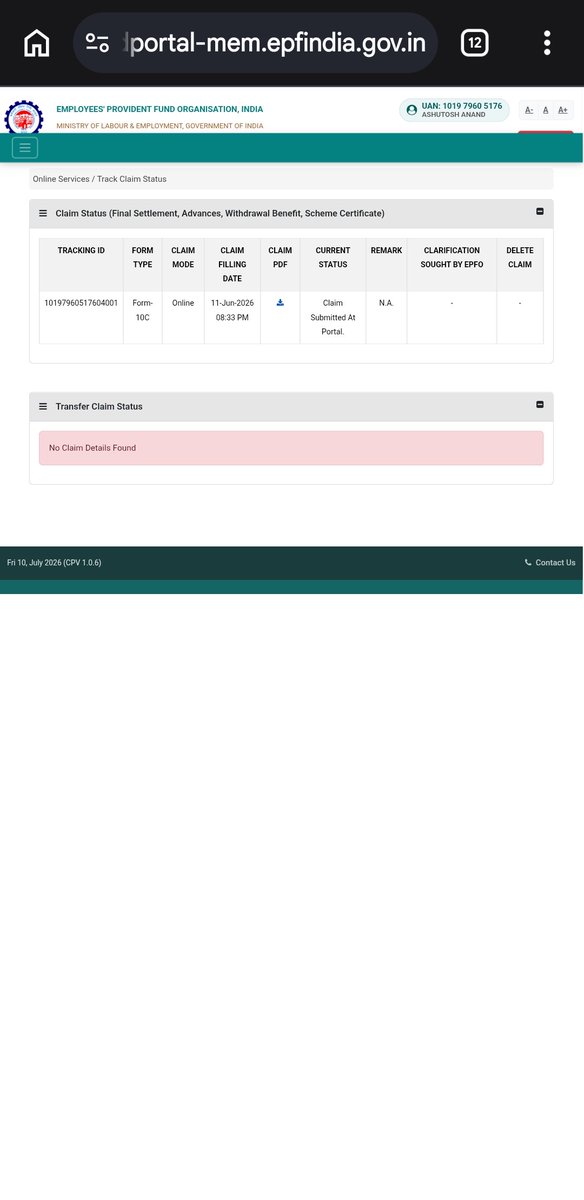 ashu4priya's tweet photo. @socialepfo @officialepfo @EpfoKoramangala @DDNewslive @News18Bihar @NEWS @BBCHindi @BBCBreaking @BBCWorld @ABC @FoxNews The gross negligence and lack of seriousness shown by your officials and staff in processing this is unacceptable and causes immense distress to subscribers. I urge you to look into this apathy immediately and process my claim without further delay. #EPFO #Pension #Grievance https://t.co/wiiYnaB3nr