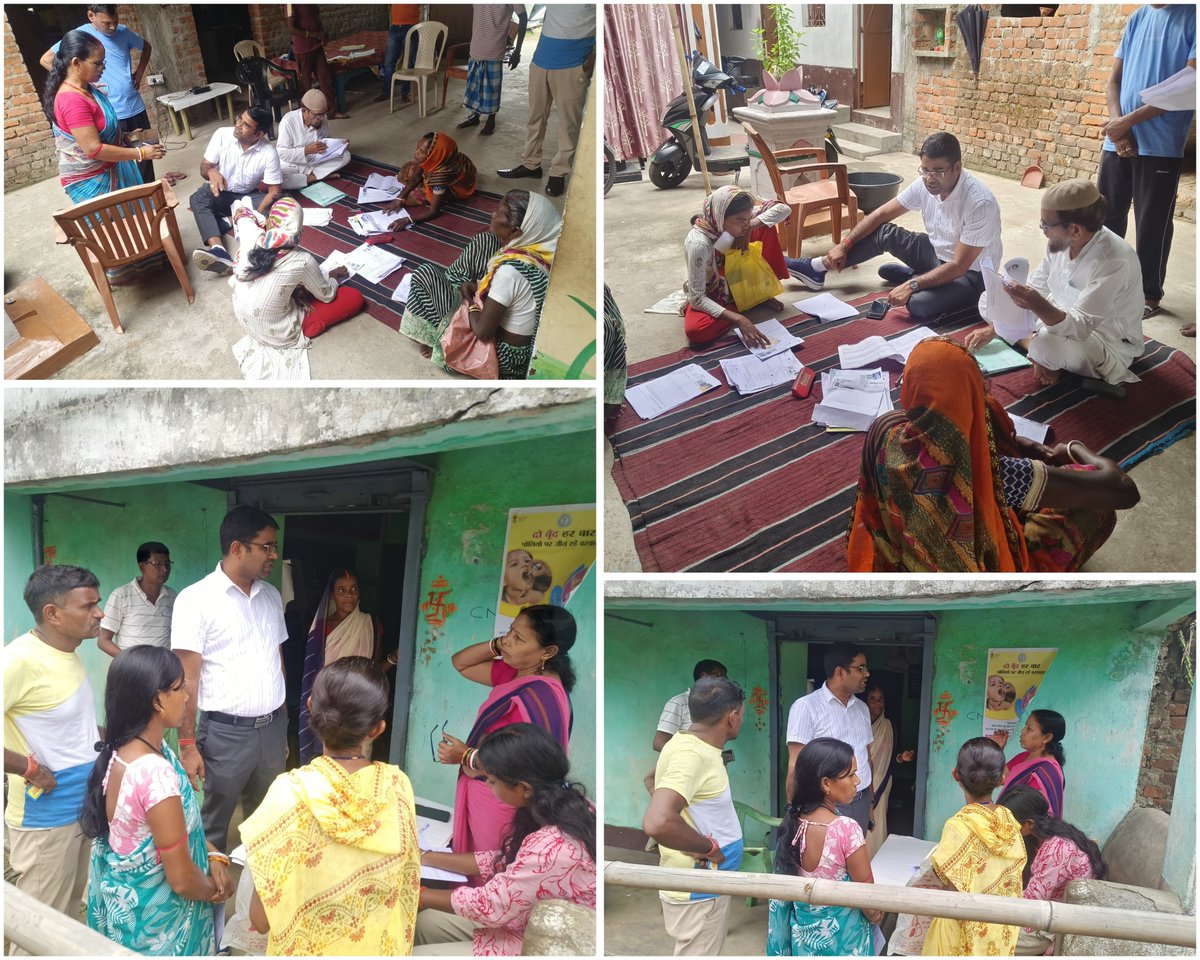Iprd_Bokaro's tweet photo. #JharkhandSIR अभियान के तहत जिले के विभिन्न प्रखंडों में गणना प्रपत्रों के वितरण, संग्रहण एवं डिजिटाइजेशन कार्यों का क्षेत्र भ्रमण कर ईआरओ, एईआरओ एवं वरीय पदाधिकारियों ने निरीक्षण किया। 

"कोई भी पात्र मतदाता छूटेगा नहीं..."

#JharkhandSIR #BokaroSIR #BokaroSeJohar 
@CeoJharkhand 
@EciSveep 
@BokaroDc 
@bokaropolice
@prdjharkhand 
@RanchiPIB 
@ddnewsjharkhand 
@airnews_ranchi 
@bokaropolice