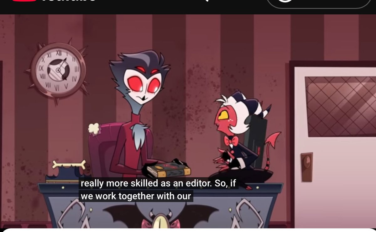 HasBeenHellWolf's tweet photo. The bonding between Stolas and Moxxie was so cute!! #HelluvaBoss‌ #helluvabossshort https://t.co/NTkIQx3hIZ