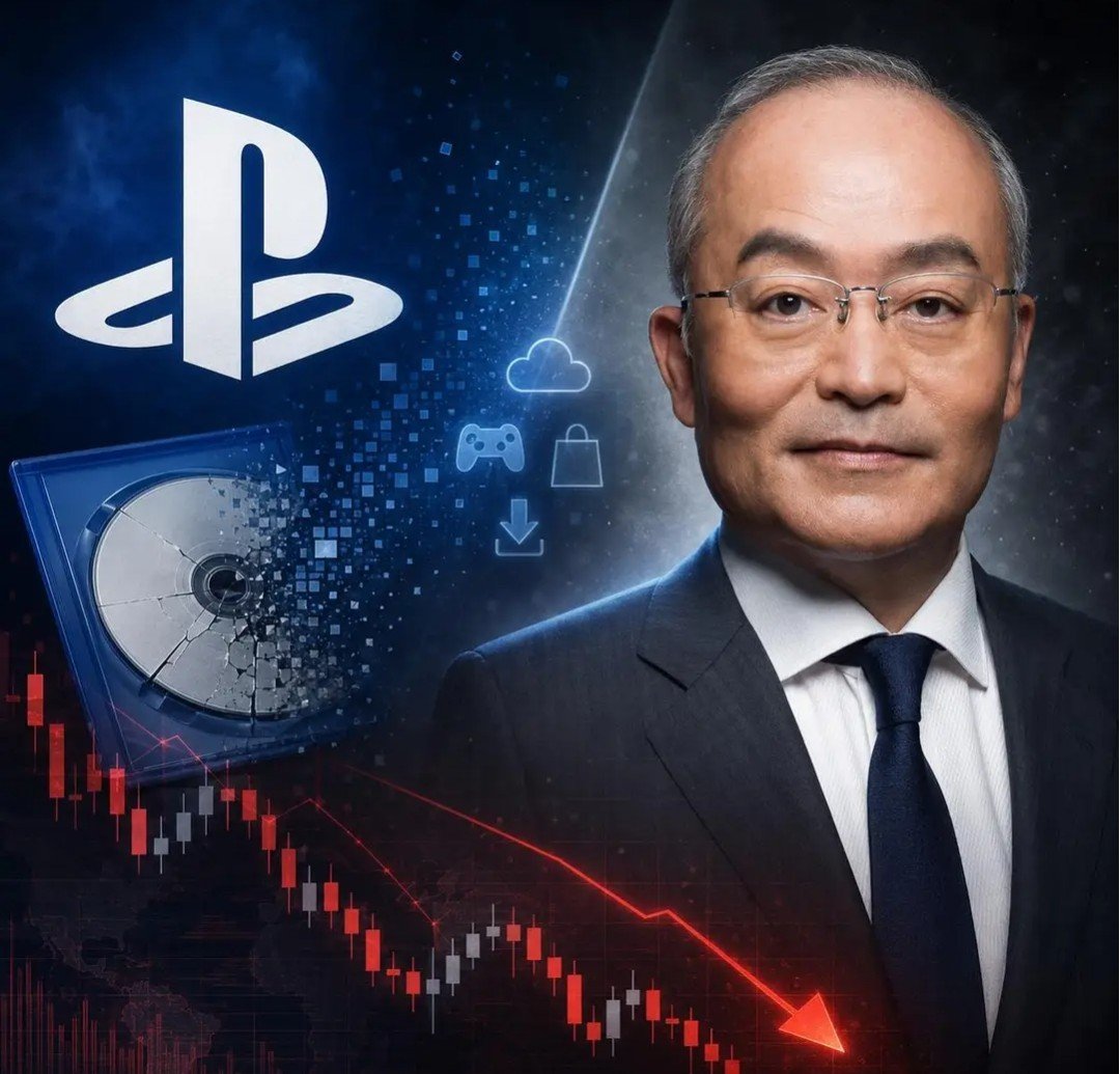 0AOXO's tweet photo. 🚨 Sony president Hiroki Totoki sold his shares in the company after Sony announced it would stop releasing physical copies of games. https://t.co/H2A8hlbGcb