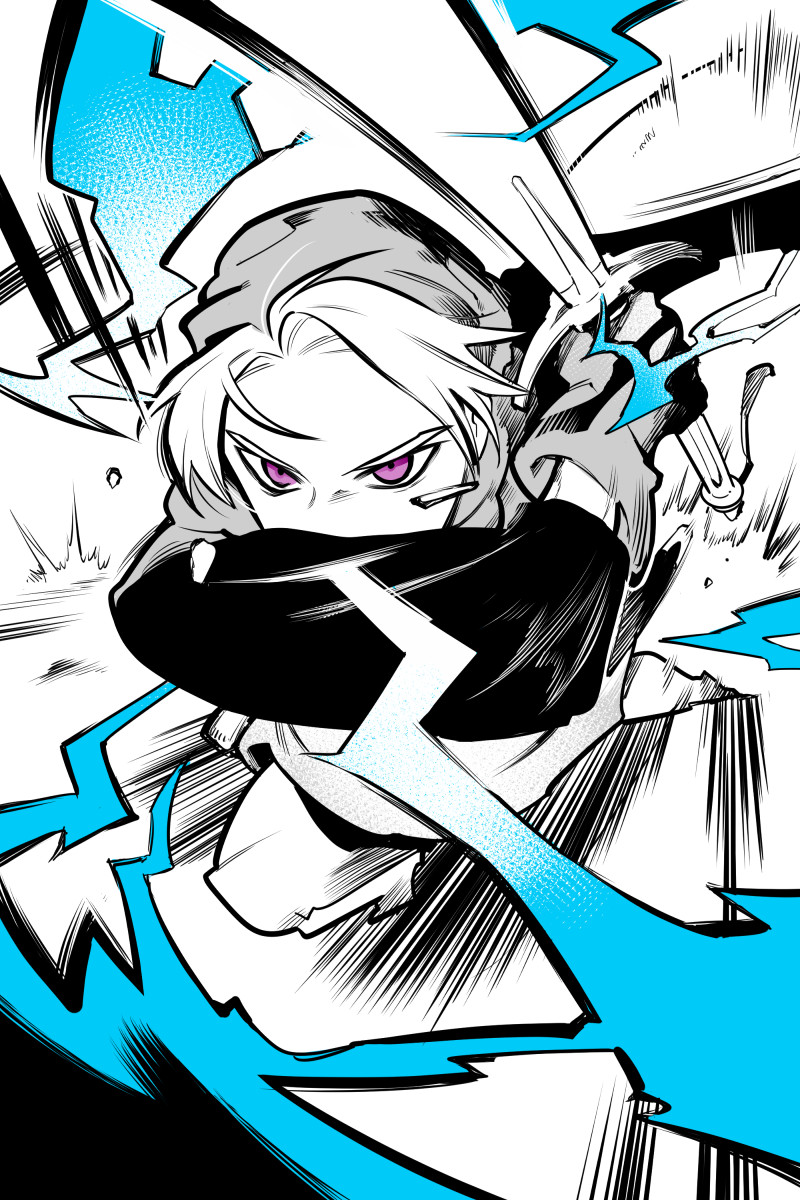 SRuuu0801's tweet photo. 版権　テ　雷鳴斬り https://t.co/4U41n1YCUD