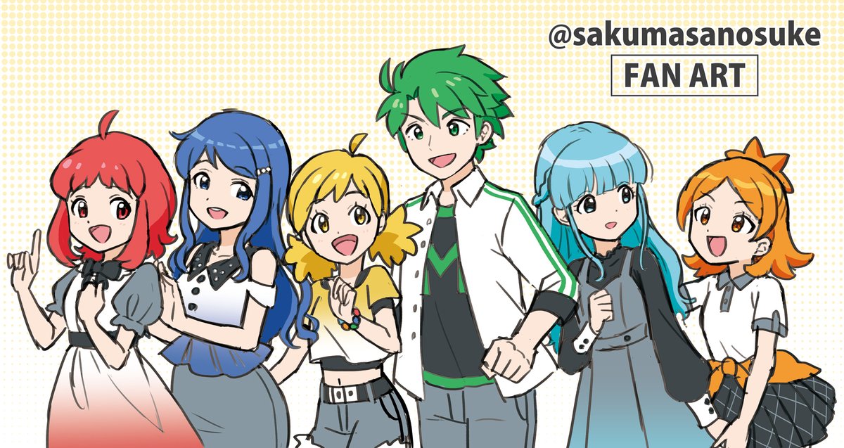 sakumasanosuke's tweet photo. 【なんだこれは】
アイドルマスターシリーズの概念の擬人化 https://t.co/fOZJRzwbTt
