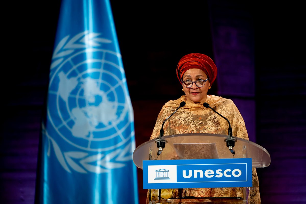 AminaJMohammed's tweet photo. Four years after the #TransformingEducation Summit, education is facing an even stronger current of crises. 

At the very moment we should be doubling down, the world is pulling back.

TES+4 must be a turning point, putting education back at the centre of the global agenda as the great enabler of every learner, every economy, and every hope we have for 2030 and beyond.