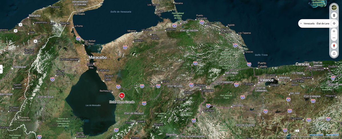 CASSIAJohn1's tweet photo. VENESUELA
Lien entre puits et Séismes ou autres choses ?
Dans le lac Maracaibo et aux alentours, il y a environ 6000 à 7 000 puits de pétrole. Ce champ pétrolier est le plus vaste d'Amérique du Sud et s'étend sur une cinquantaine de kilomètres le long de la côte nord-est du lac. https://t.co/pzxgzXz21O