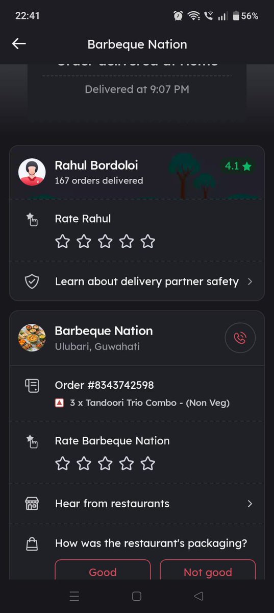 Aman100mph's tweet photo. You guys @zomato have spoiled my birthday! See wat i have received while what i had ordered! https://t.co/EcWRVnj7Zv