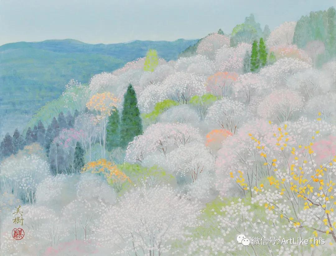 paintings by Nōji Mikiko / 野地美樹子 (Japanese, b. 1978)