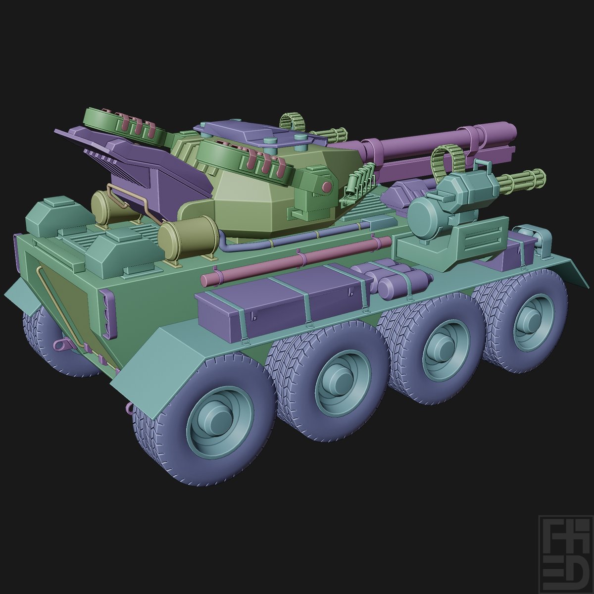 fhstut's tweet photo. Military APC 3d Model
• Blender • PS
work in progress
#3d #model #modeling #turbosquide #modelselling #hardsurface #design #military #defance
#weapon #cgt #blender #b3d #fh3d #fh3d2026 #apc
♦design reference from internet♦ https://t.co/XQfDH3vuRY