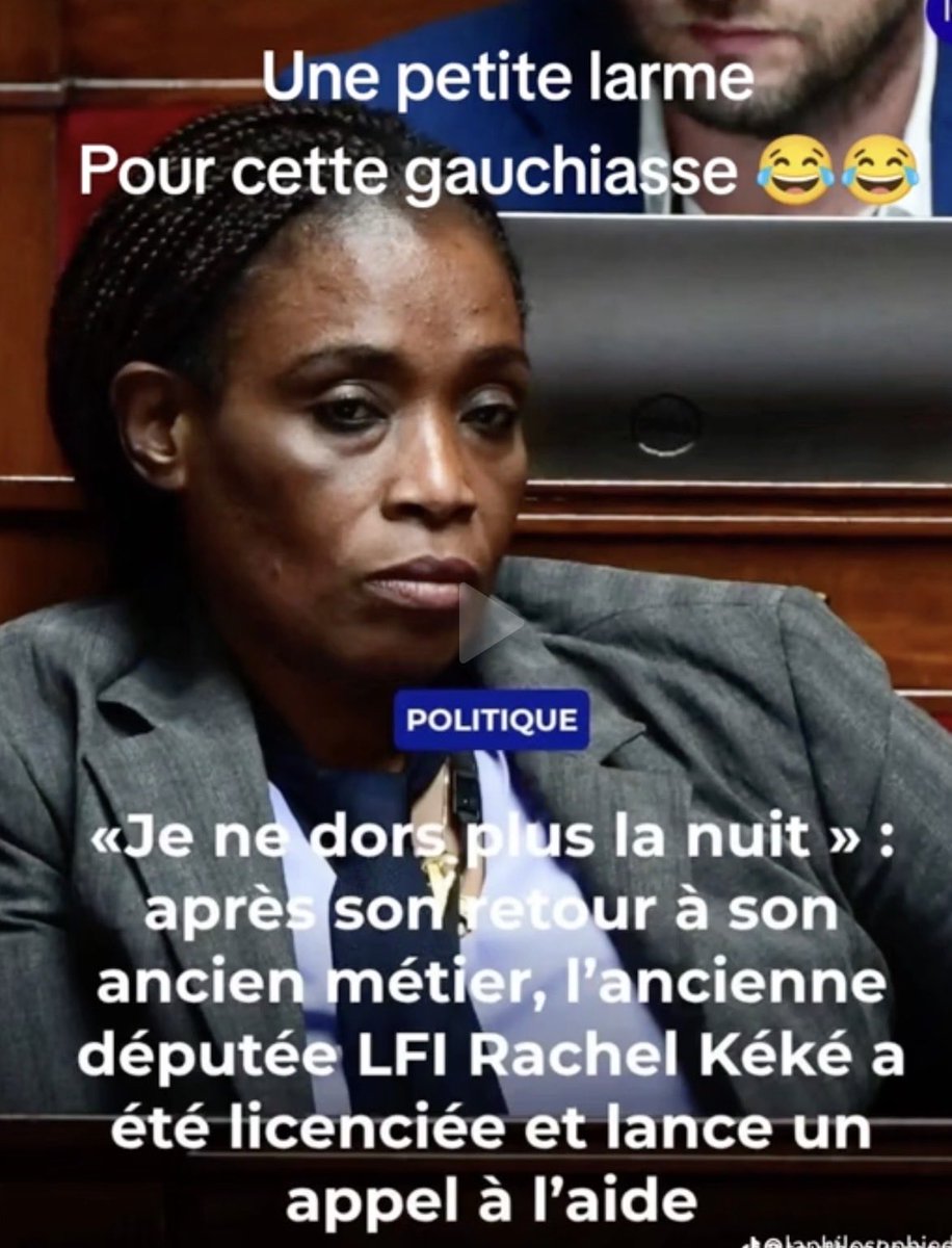 Ecrins6's tweet photo. Depuis qu’elle ne s’en fout plus les poches avec notre argent,kéké galère 
Bizarre ses amis de LFI n’ont pas pensé à se cotiser 
La solidarité ce n’est peut être pas une valeur d’insoumission https://t.co/qYA0p5IxR6