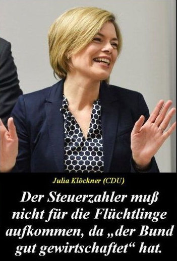 Eddie_1412's tweet photo. Es ist unfassbar was die unfähige Weinkönigin @JuliaKloeckner und Co. aus dem ehrbaren Amt gemacht hat. Es finden wahre Hetzjagden auf die AfD statt. https://t.co/eD23vZqINd