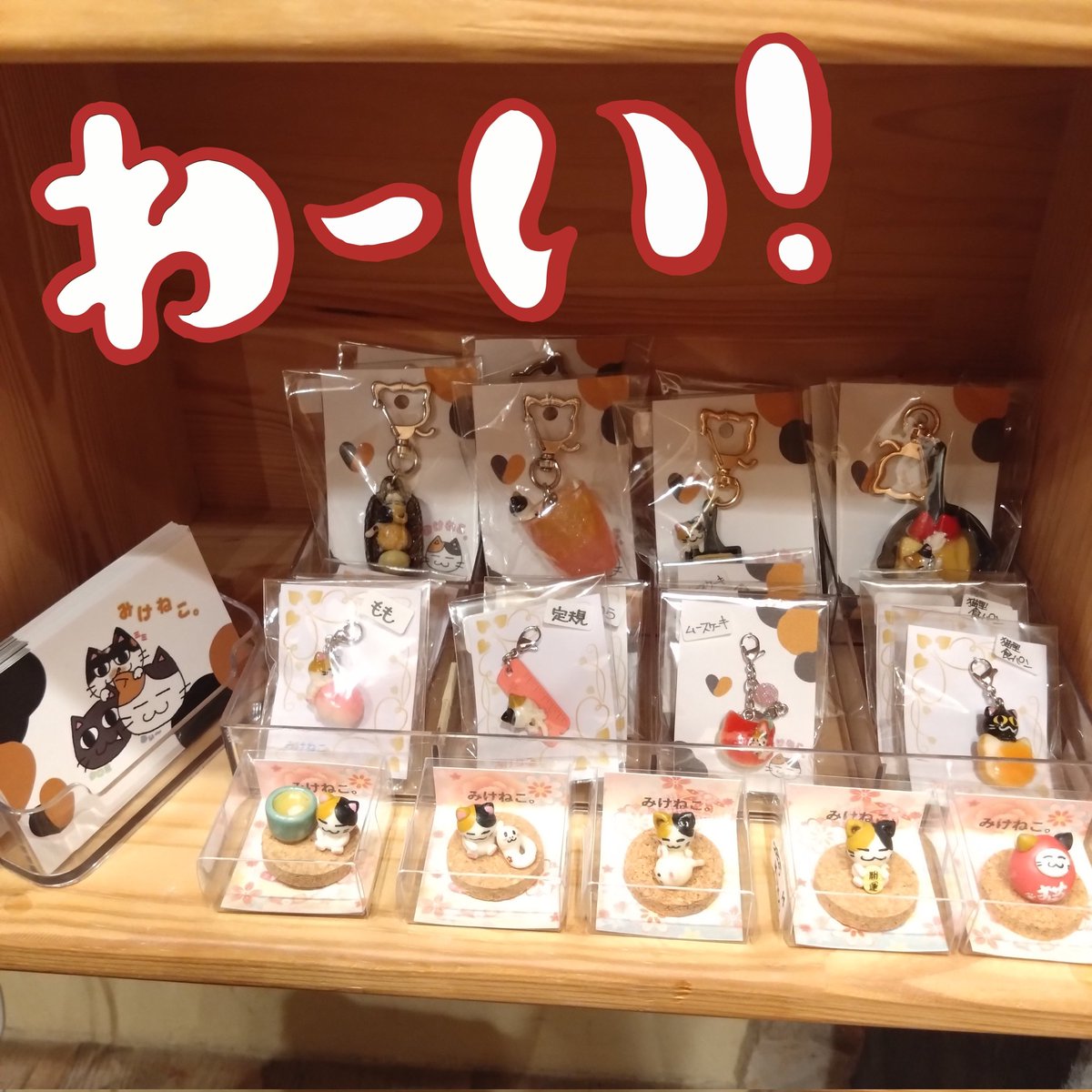 mike_myi's tweet photo. お知らせが遅くなりましたが…
今月も引き続きLUPOPO(@Lupopo_cafe )様に委託させて頂いてます😊やはりちょっと奥でわかりにくいかもですがぜひ探して頂けたらありがたいです🙏✨今月仕事がないからお迎えして頂けたらいいなぁ〜(切実ぅ〜😓)
#みけねこ 
#LUPOPO #委託 https://t.co/1I63hJ8ve2