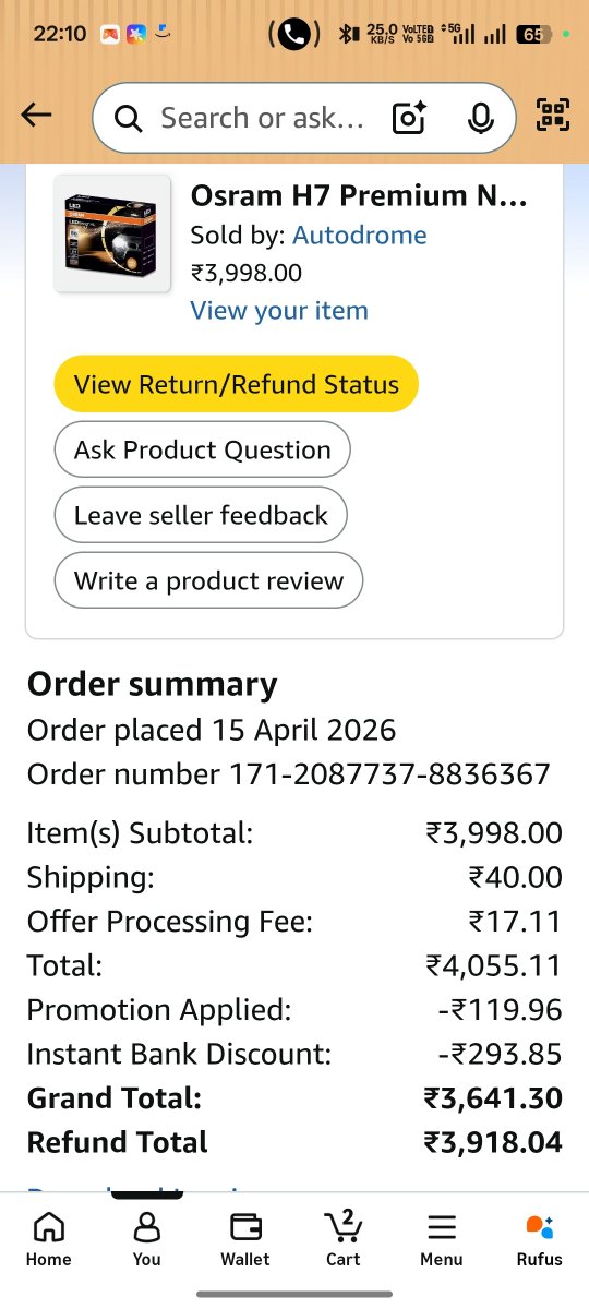 realjam146's tweet photo. Dear @YESBANK, I purchased two products on Amazon using YES BANK Credit Card EMI. Both orders were cancelled by the merchant and the refund has already been processed, but the EMI has still not been cancelled. I am being charged EMI for cancelled orders. Please resolve this issue https://t.co/tNREz2arsi
