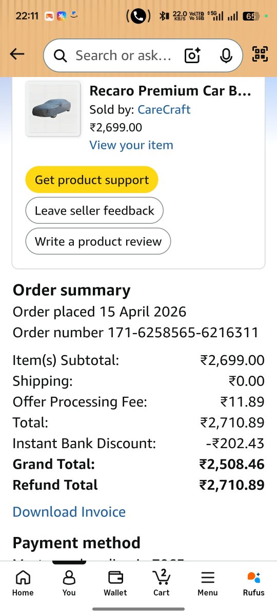 realjam146's tweet photo. Dear @YESBANK, I purchased two products on Amazon using YES BANK Credit Card EMI. Both orders were cancelled by the merchant and the refund has already been processed, but the EMI has still not been cancelled. I am being charged EMI for cancelled orders. Please resolve this issue https://t.co/tNREz2arsi