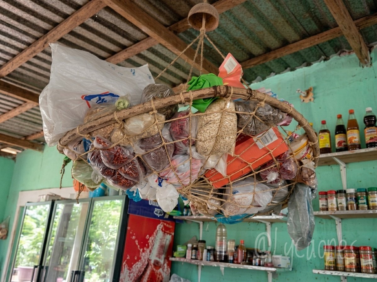 Lycaones's tweet photo. tlacahuililli en náhuatl es «espacio o lugar vacío, ordenado y preparado para recibir objetos».

En algunas zonas de la Huasteca aún se denomina wililli a una canastilla elaborada con ixtle que se sostiene mediante un aro hecho de bejuco, sujeta al techo con cuerdas.

Este artefacto, cuyo uso ha disminuido notablemente, servía para mantener frescos y ventilados ciertos alimentos. Permitía conservar carne seca y salada, así como tortillas excedentes que, tras endurecerse, se destinaban a la preparación de chilaquiles. Asimismo, solía colocarse piloncillo o jabón en su interior para que el humo los secara y prolongara su vida útil.

En ciertos pueblos y haciendas del Bajío este dispositivo recibía el nombre de garabato. Tenía la misma función, y de esta práctica proviene el refrán popular «un ojo al gato y otro al garabato», empleado para advertir la necesidad de cuidar los alimentos de los animales domésticos.

La presencia del wililli era habitual en las viviendas de la Huasteca; actualmente su uso es escaso debido a la proliferación de los sistemas de refrigeración.

No obstante, algunas cocinas huastecas aún lo conservan.