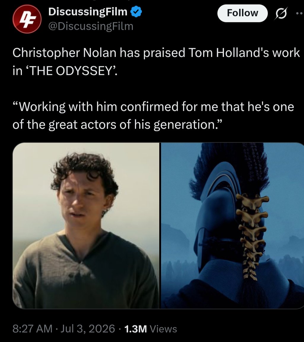 sammy1714's tweet photo. Oh, look at me, I'm Tom Holland. I'm getting glazed by Christopher Nolan. My 4th Spider-Man movie is going to make a gazillion dollars. I basically run Sony Studios. I have a 6-pack. I go home to Zendaya every night. Anne Hathaway called me the goodest boy in the whole world... https://t.co/iPUhBRRujh