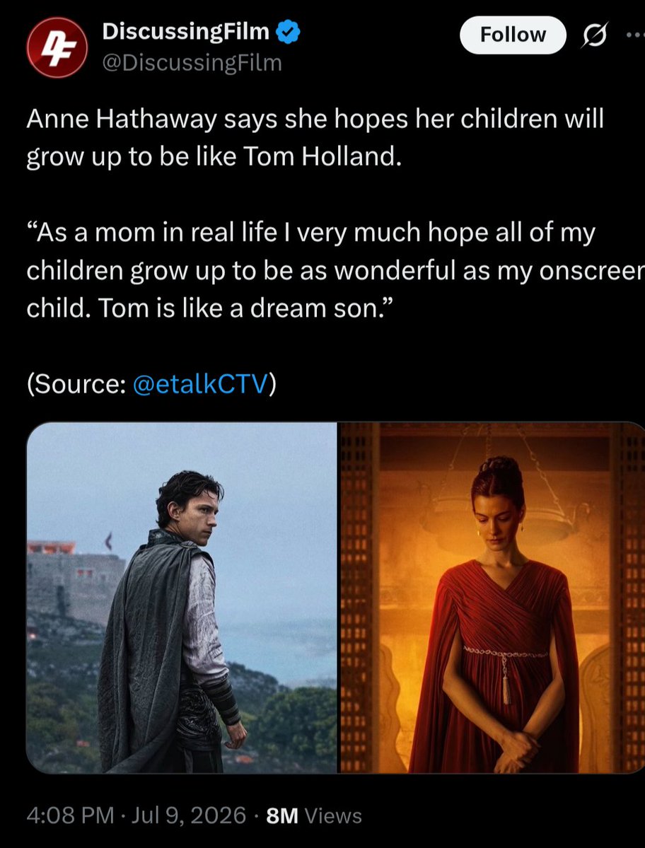 sammy1714's tweet photo. Oh, look at me, I'm Tom Holland. I'm getting glazed by Christopher Nolan. My 4th Spider-Man movie is going to make a gazillion dollars. I basically run Sony Studios. I have a 6-pack. I go home to Zendaya every night. Anne Hathaway called me the goodest boy in the whole world... https://t.co/iPUhBRRujh