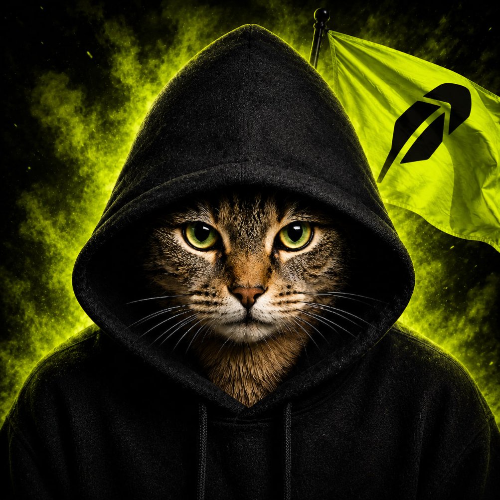 Cat in Hood tweet media