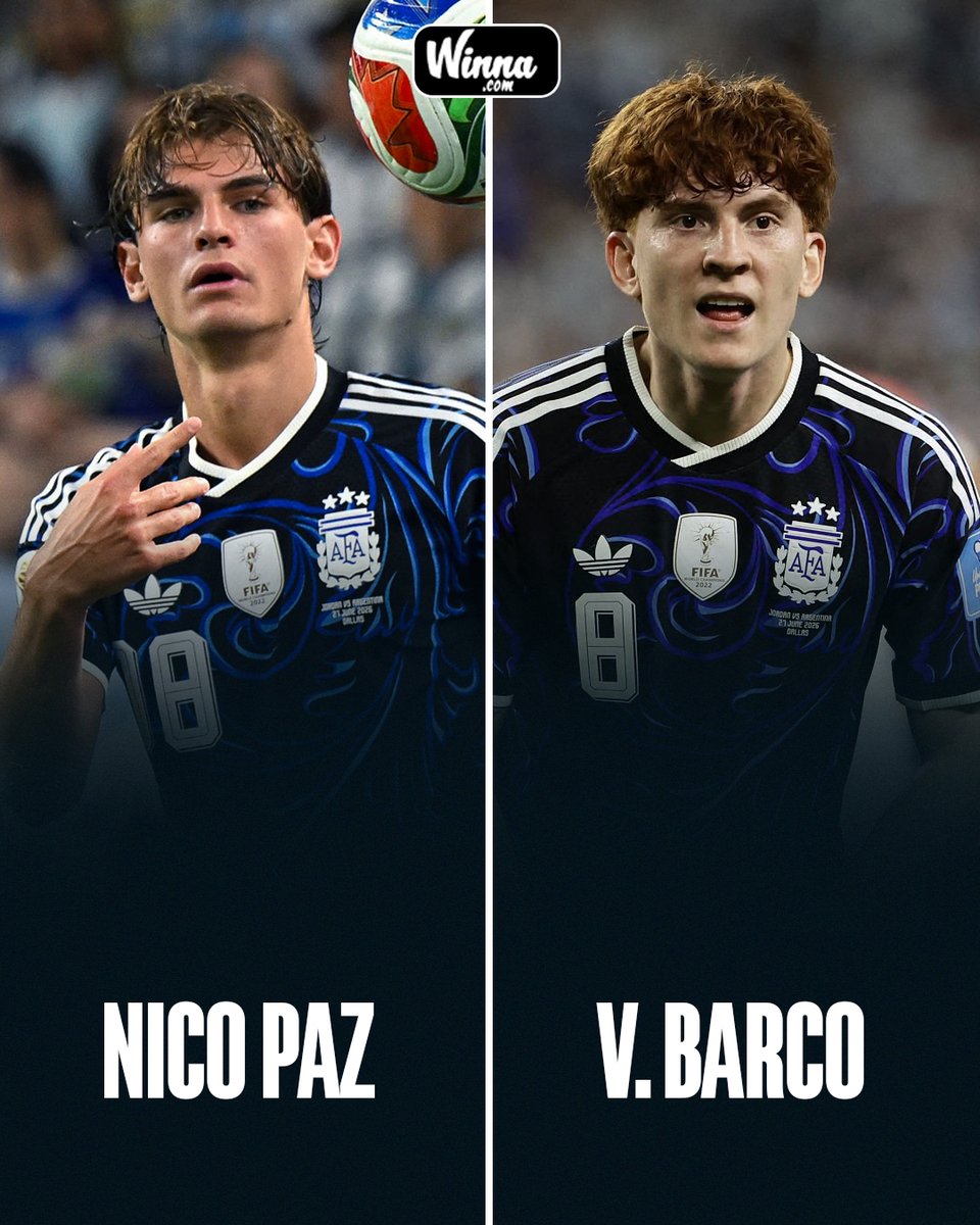 WinnaFC's tweet photo. 🚨| BREAKING: Rumours suggest Scaloni has a surprise plan involving Nico Paz and Barco for the biggest World Cup games.💎

Finally the time has come.⌛️ https://t.co/fBwwDJhzzc