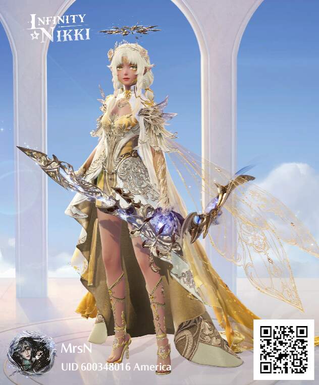 vpgamescapes's tweet photo. QR codes for my main outfits to dive into #infinitynikki's U2.8:
Golden City Archer & Heaven's Reach Bannerwoman
#infinitynikkistyling
---
Simple codes:
โ๏ธ704XEEUE9Fi# 70h8FIeCyub#โ๏ธ https://t.co/R5XDuEg4oU
