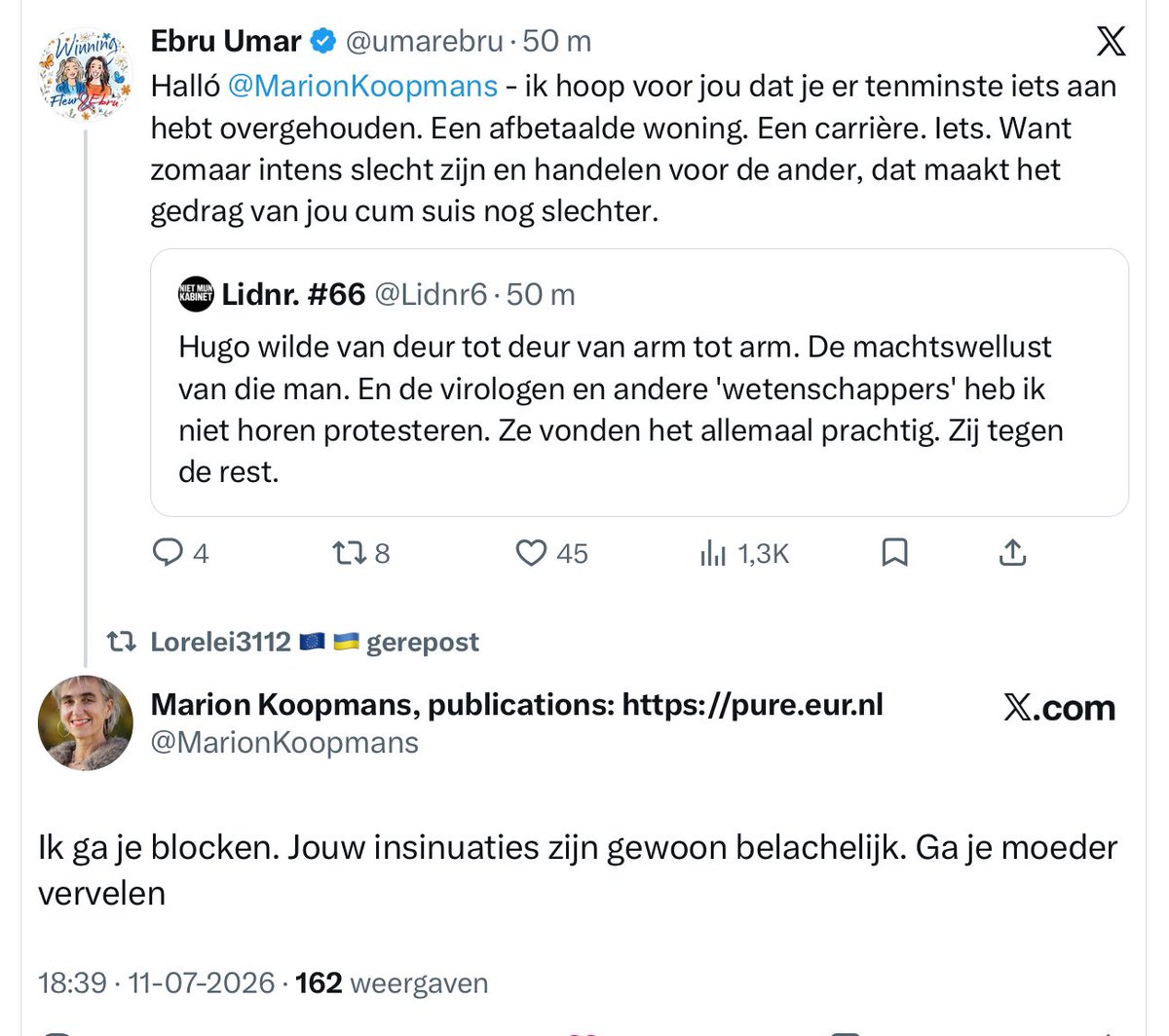 margreetbosma1's tweet photo. Goeie van Koopmans. ‘Ga je moeder vervelen’. 👍😁 https://t.co/7kUhIF0gHc