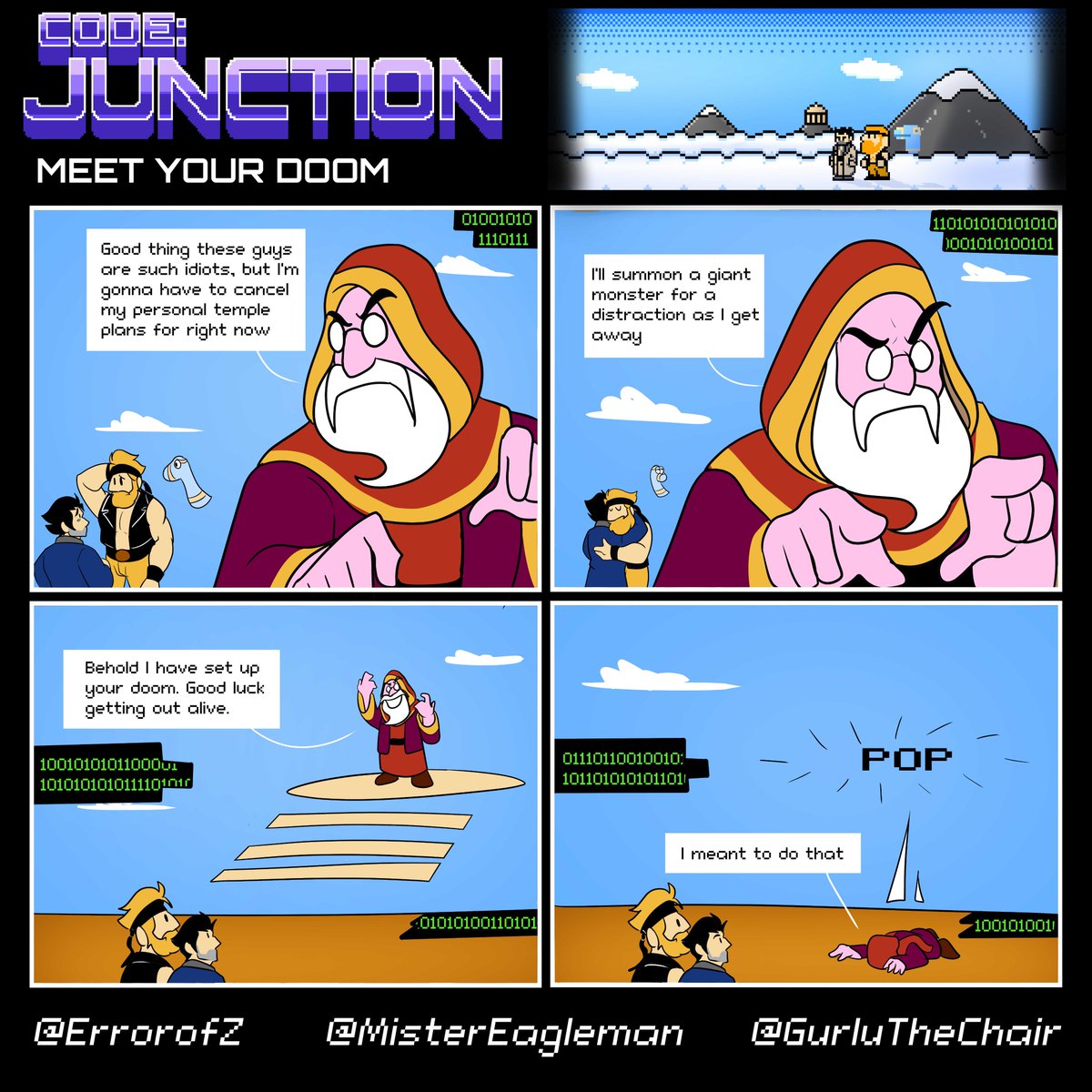 codejunction86's tweet photo. Code: Junction #98
Meet Your Doom https://t.co/6HtqjWoWbq
