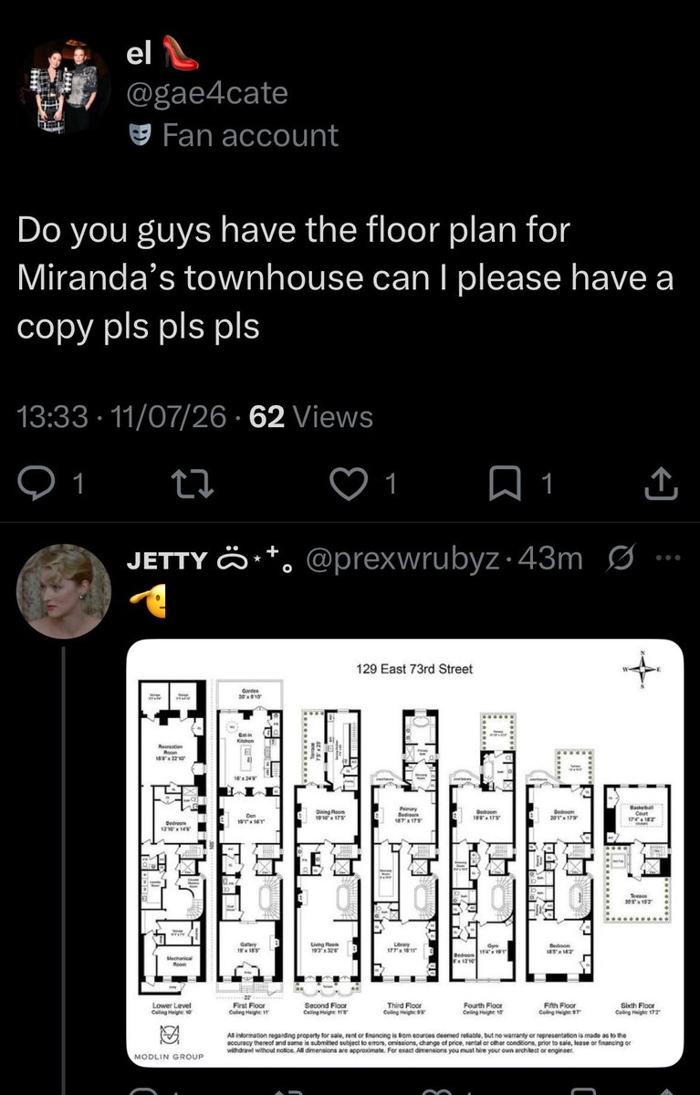 1992dyke's tweet photo. I love lesbians what do you mean you have the floor plan for Miranda Priestly’s townhouse readily available for age gap yuri fanfiction purposes https://t.co/aYwat1Ikph