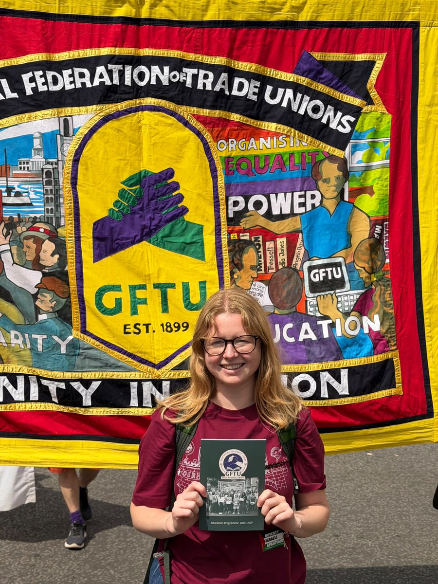 GFTU1's tweet photo. A great weekend to launch @GFTUET's new programme for 2026-2027.
Book your place here: https://t.co/brhFG9tCeV
#GFTU #GFTUET #TUed #TradeUnionEducation #Education #Solidarity #Unity #Durham #DurhamMinersGala https://t.co/yr5sdQfrQ2