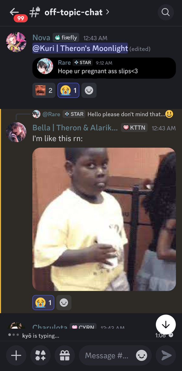 Rare_henituse's tweet photo. Can someone please SAVE ME from this server????!?!?)!? 

#SW discord shenanigans is either fun, or I'm the fucking target with Jien https://t.co/flxbbzR7YT