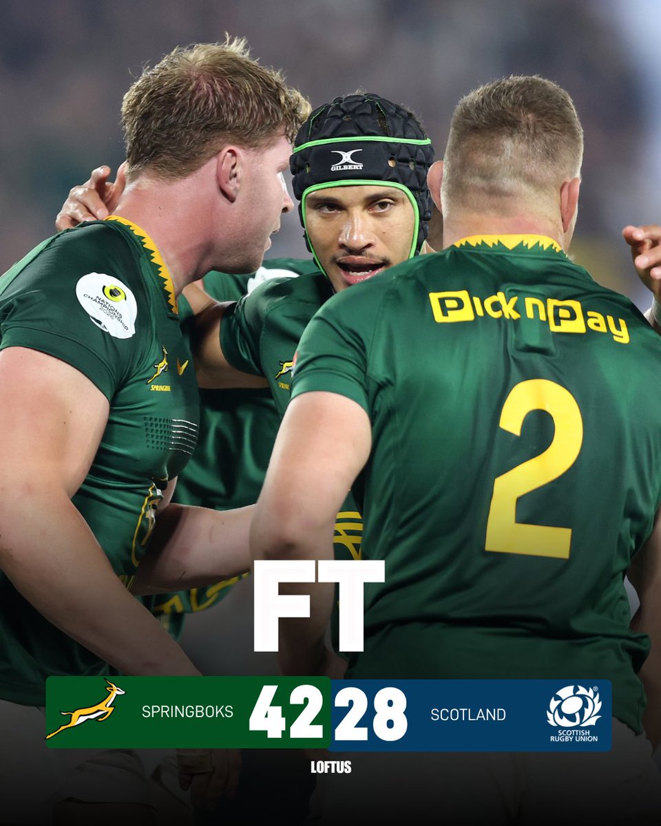 jaredwright17's tweet photo. 🇿🇦 The Springboks have won thier 10th Test in a row! #RSAvSCO https://t.co/LgzPu7y8lw