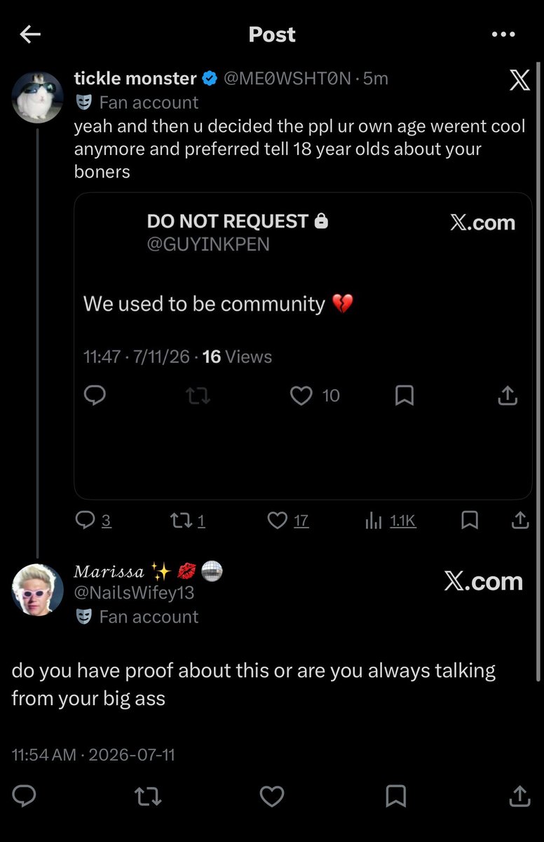 NailsWifey13's tweet photo. @ME0WSHT0N Deleting your tweets after making baseless accusations once again!!!! Truly you are disgusting human being Alice. https://t.co/GISWL7rLyC