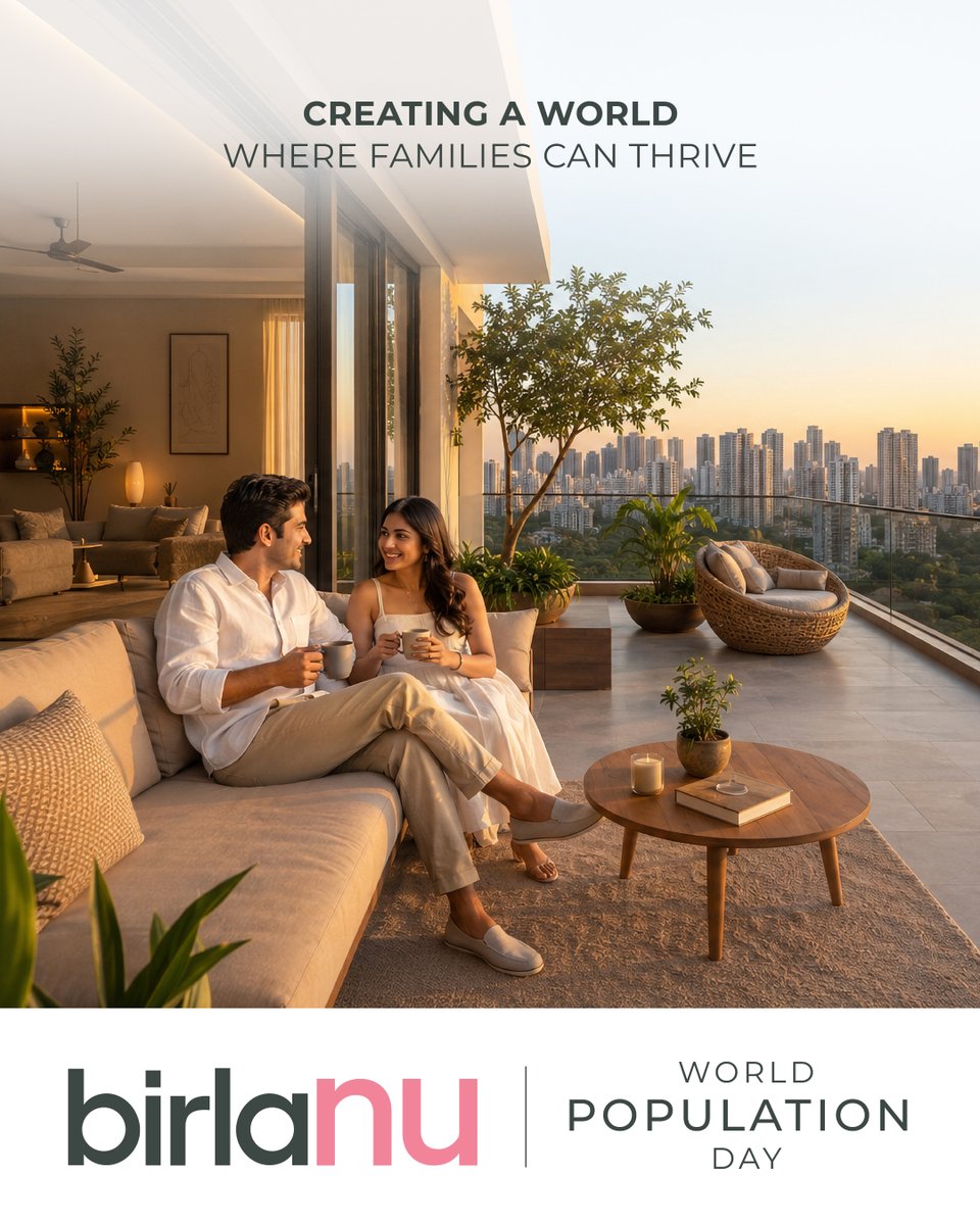 birlanu's tweet photo. Building for the millions, designed for the individual. This #WorldPopulationDay, BirlaNu is proud to engineer the resilient, high-capacity infrastructure that keeps our modern cities moving seamlessly.
#BirlaNu #CKABirla #BuildYourWorld #BirlaNu #WorldPopulationDay2026 https://t.co/Pgsh5Oqdih