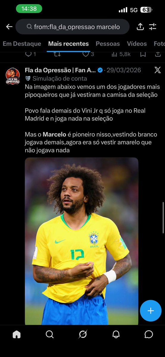 FSan_666's tweet photo. @fla_da_opressao Mas ai tu tem que decidir, se o Marcelo é melhor lateral do mundo ou se nunca jogou nada na seleção ne? Hipocrita demais https://t.co/3IUSR9w5kR