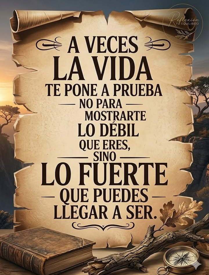 ahicherr's tweet photo. La mayoría se derrumba en la primera prueba fuerte y cree que eso demuestra lo débil que es... cuando en realidad la vida solo está revelando lo fuerte que puede llegar a ser A veces la vida te pone a prueba no para mostrarte lo débil que eres, sino lo fuerte que puedes llegar a https://t.co/u9q96z5jrt